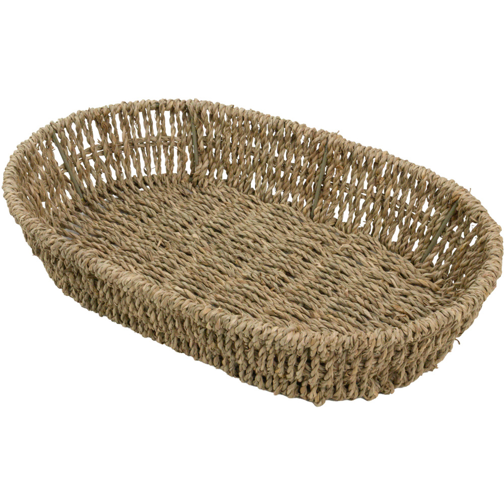 JVL Seagrass Oval Tray 6 Pack Image 3