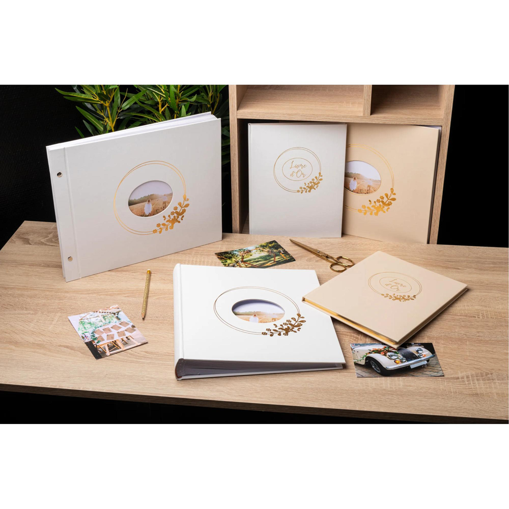 Exacompta White Photo Album 60 Sheets 100 Photos Image 8
