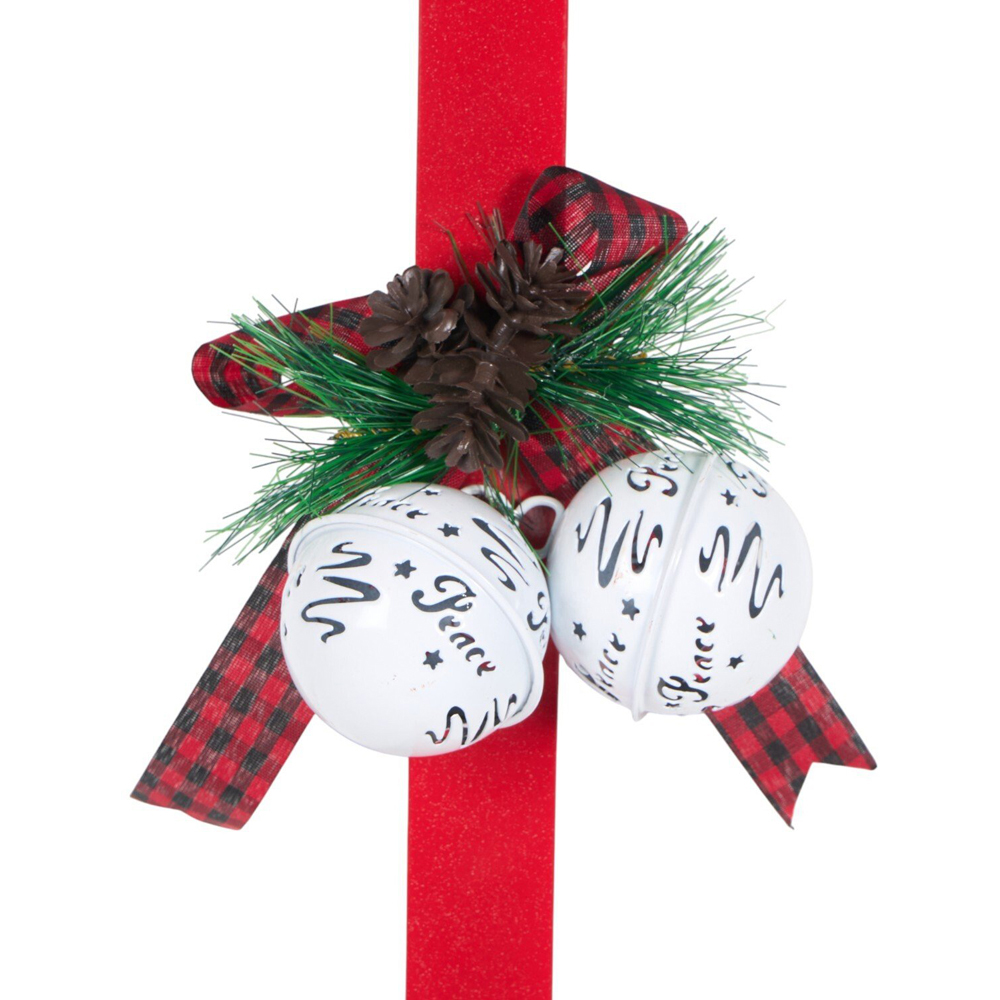 Bell Wreath Hanger Red Image 3