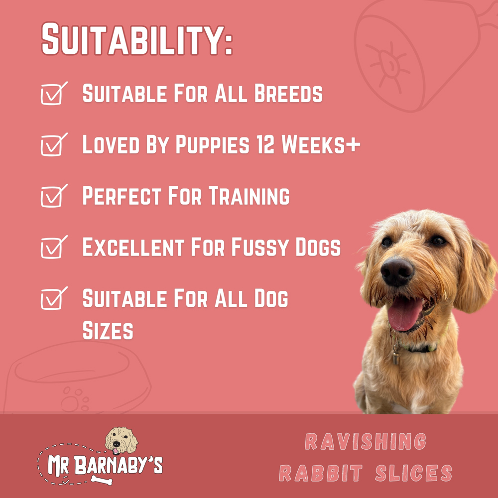 Mr Barnaby's Ravishing Rabbit Slices Dog Treats 2 Pack Image 5