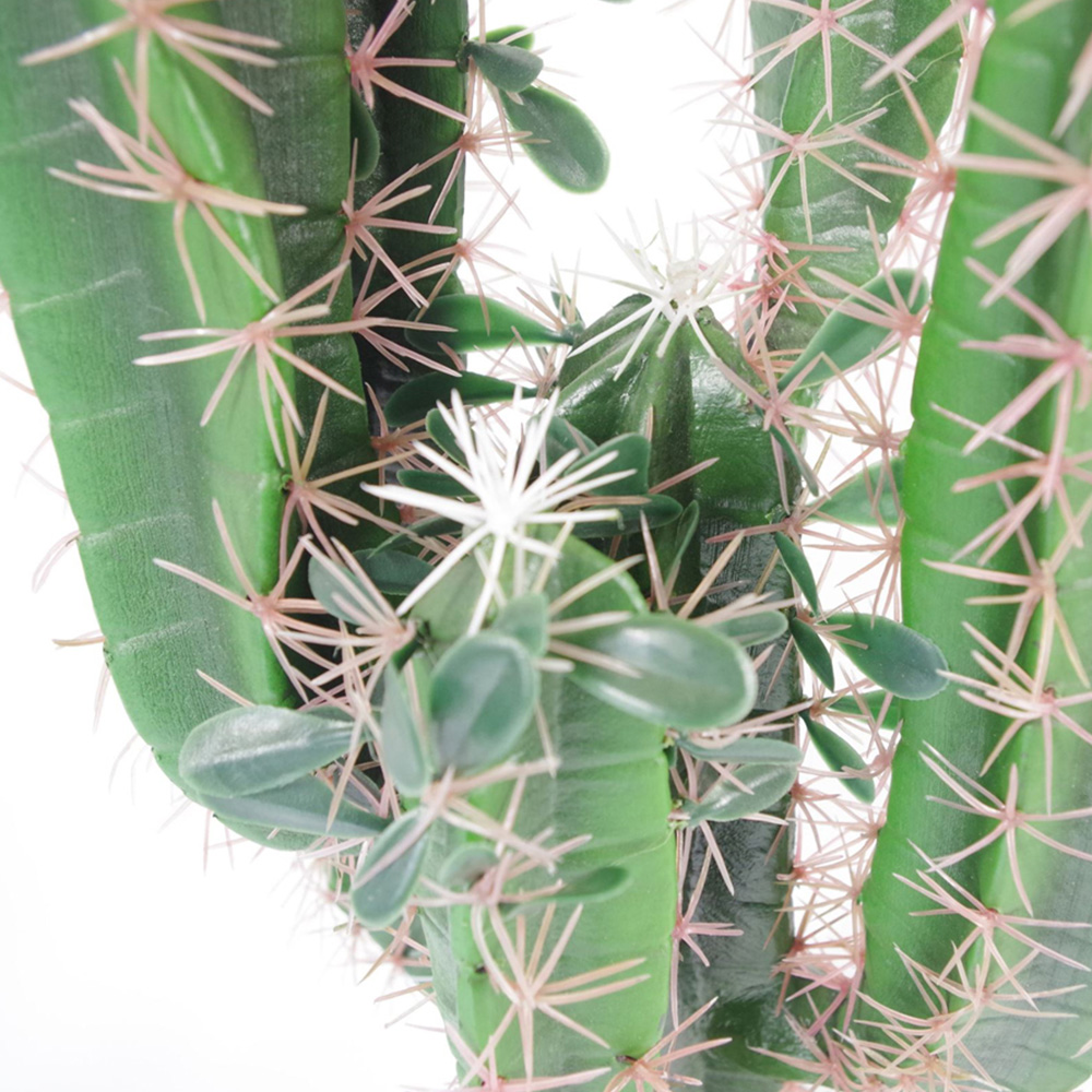 Leaf Cactus Artificial Plant in Pot 65cm Image 2