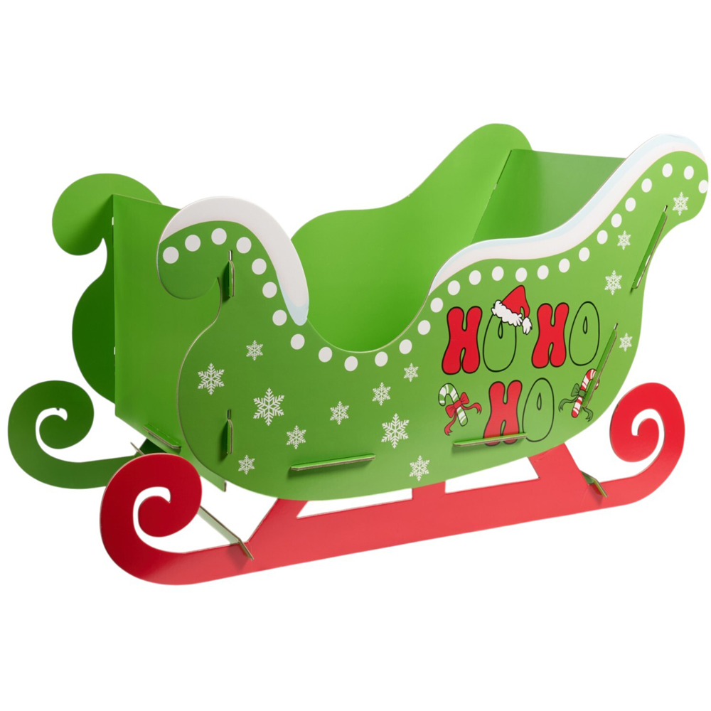 Present Sleigh Hamper Bright Green Image 6