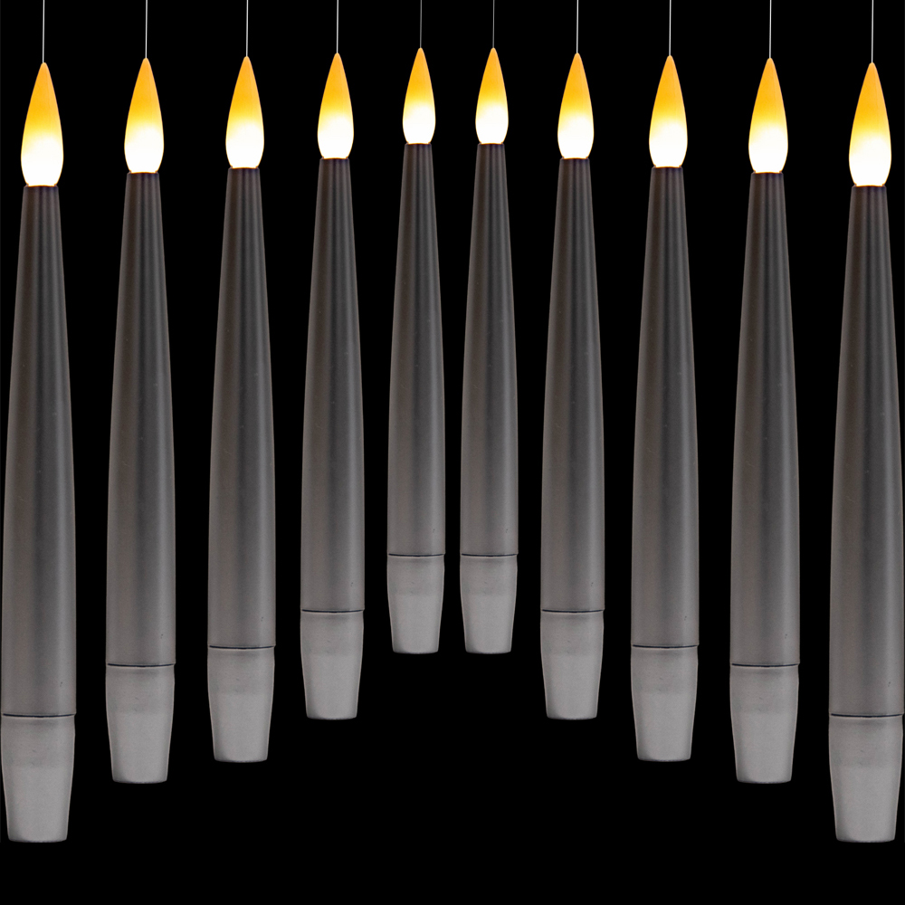 Samuel Alexander Warm White LED Floating Candle with Remote Control 10 Pack Image 6