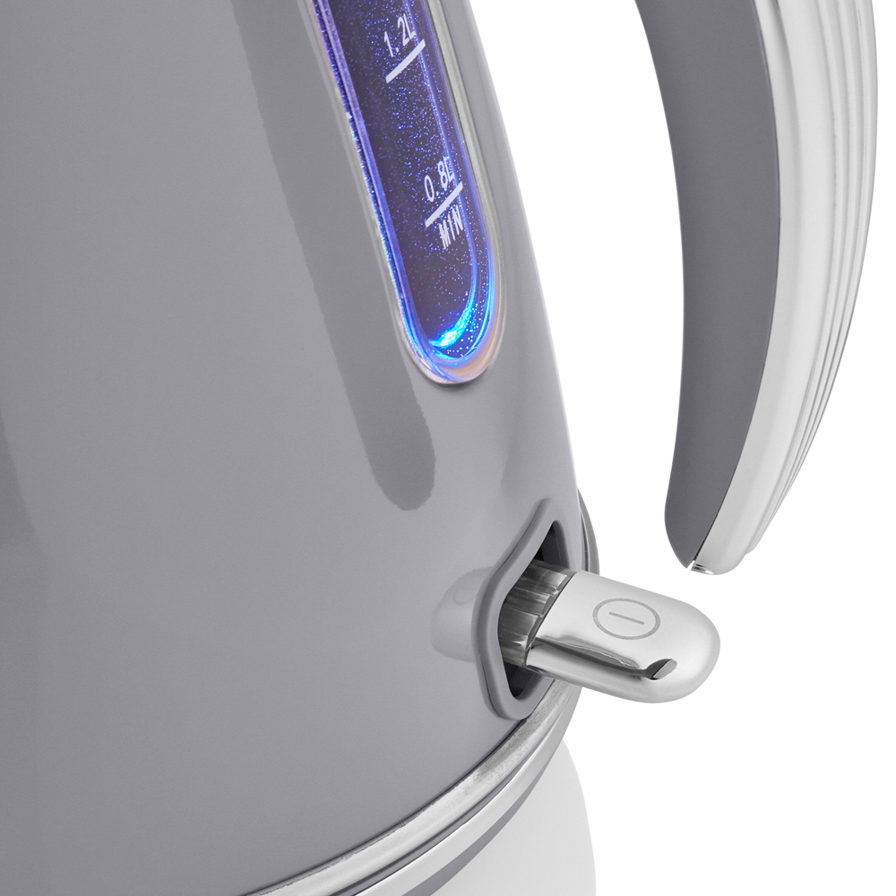 Tower Swan Retro EEJB174 Grey 20L Microwave with 4 Slice Toaster and 1.5L Kettle Set Image 6