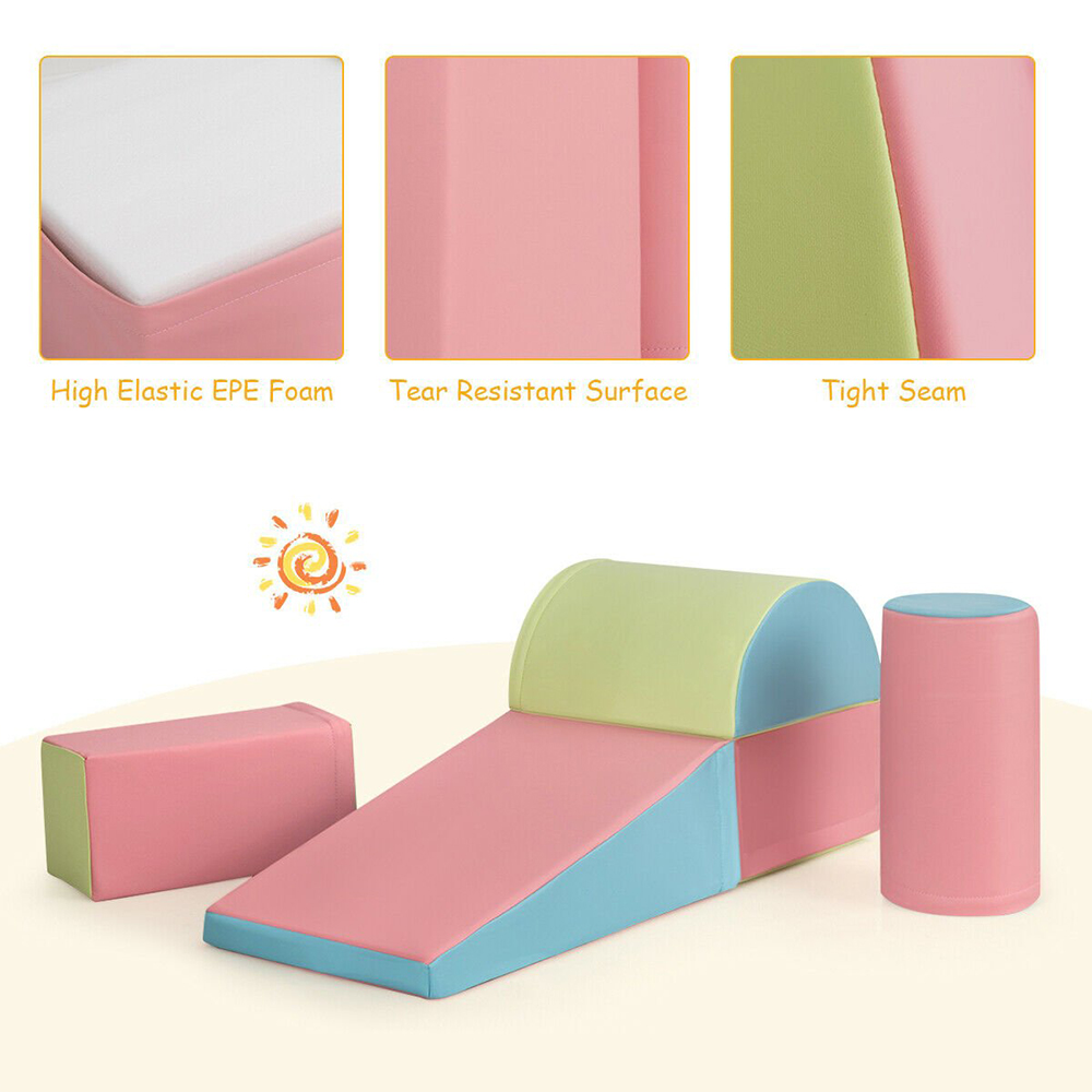 Costway Kids Foam Climb and Crawl Playset 5 Pack Image 8