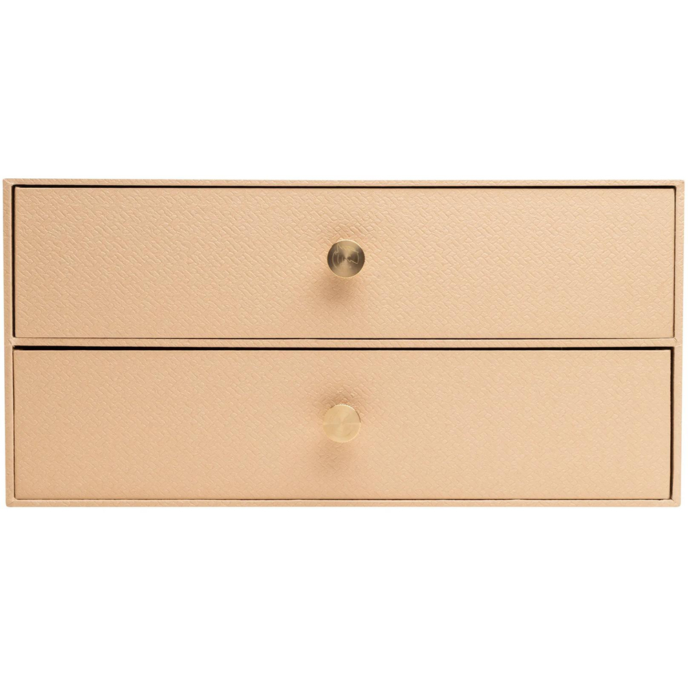 Exacompta OfficeByMe 2 Drawer Beige Filing Module Image 4