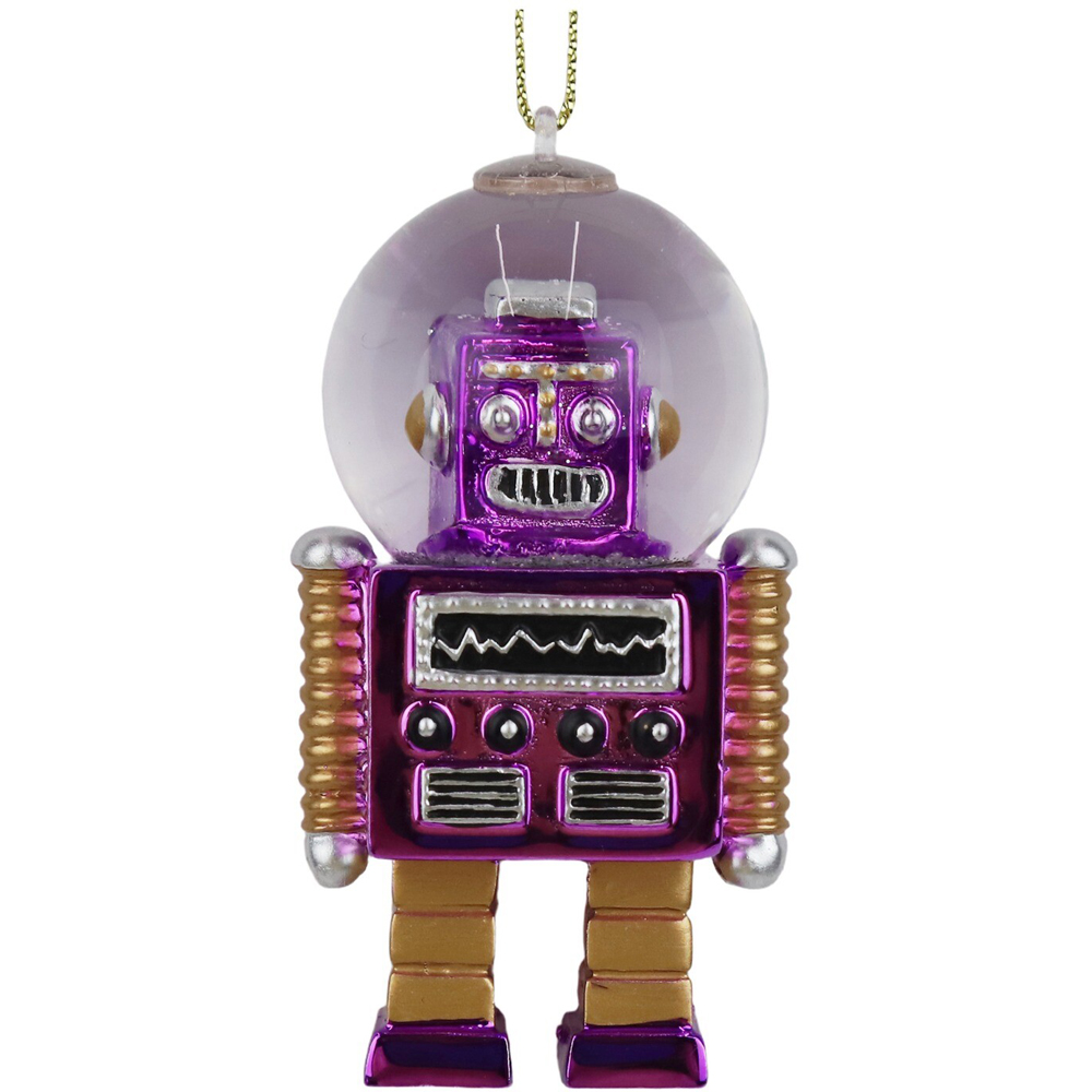 Snow Globe Robot Hanging Decoration Image 7