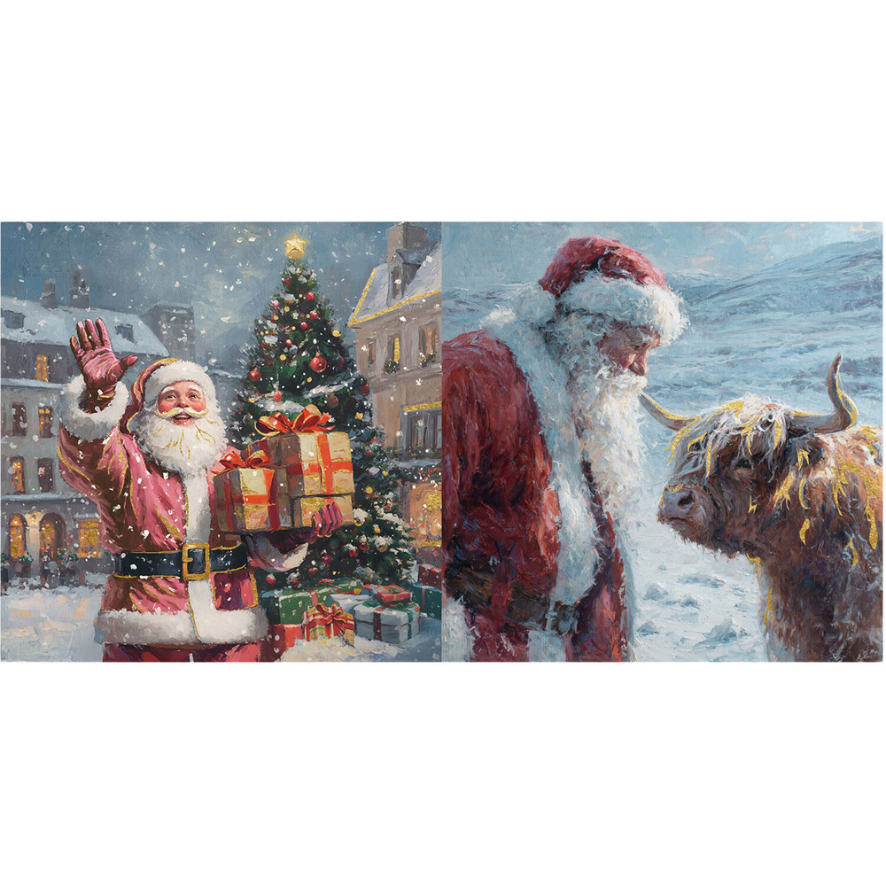 Christmas 2 in 1 Gold Foil Puzzles Image 4