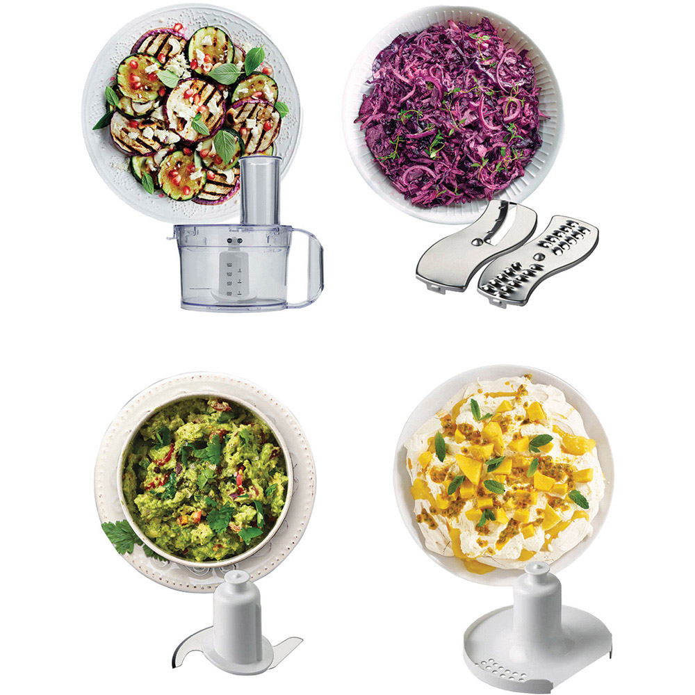 Kenwood FP120A White and Grey 1.4L Compact Food Processor Image 3