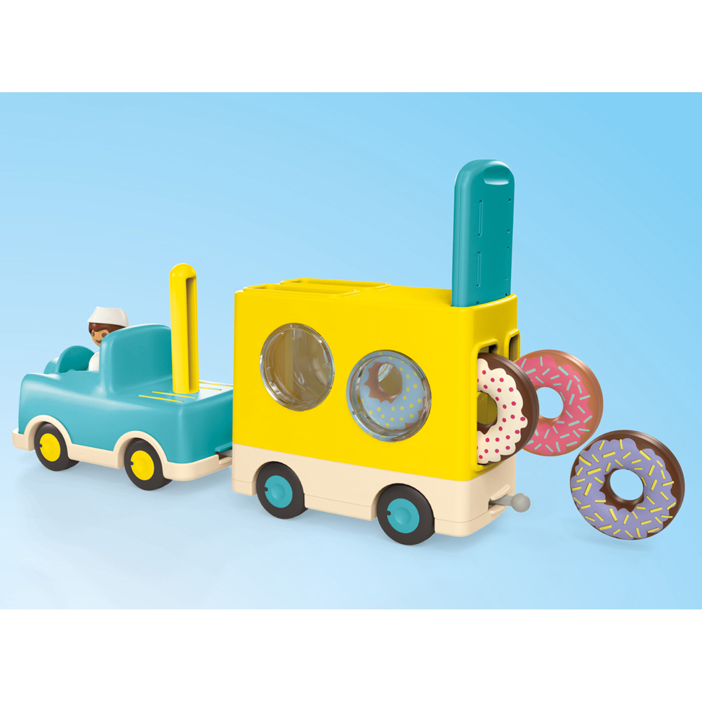 Playmobil Junior Crazy Donut Truck with Stacking and Sorting Feature Playset Image 7