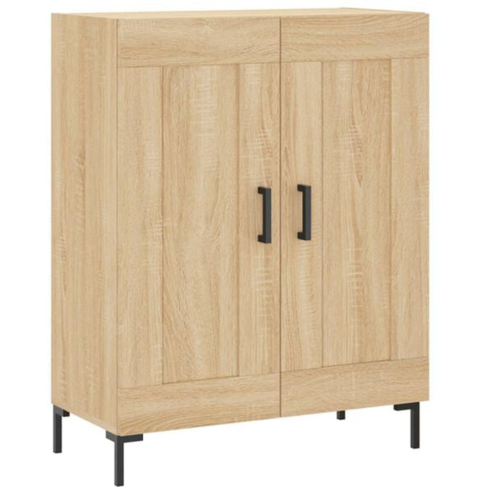 vidaXL 4 Door Sonoma Oak Highboard Image 4