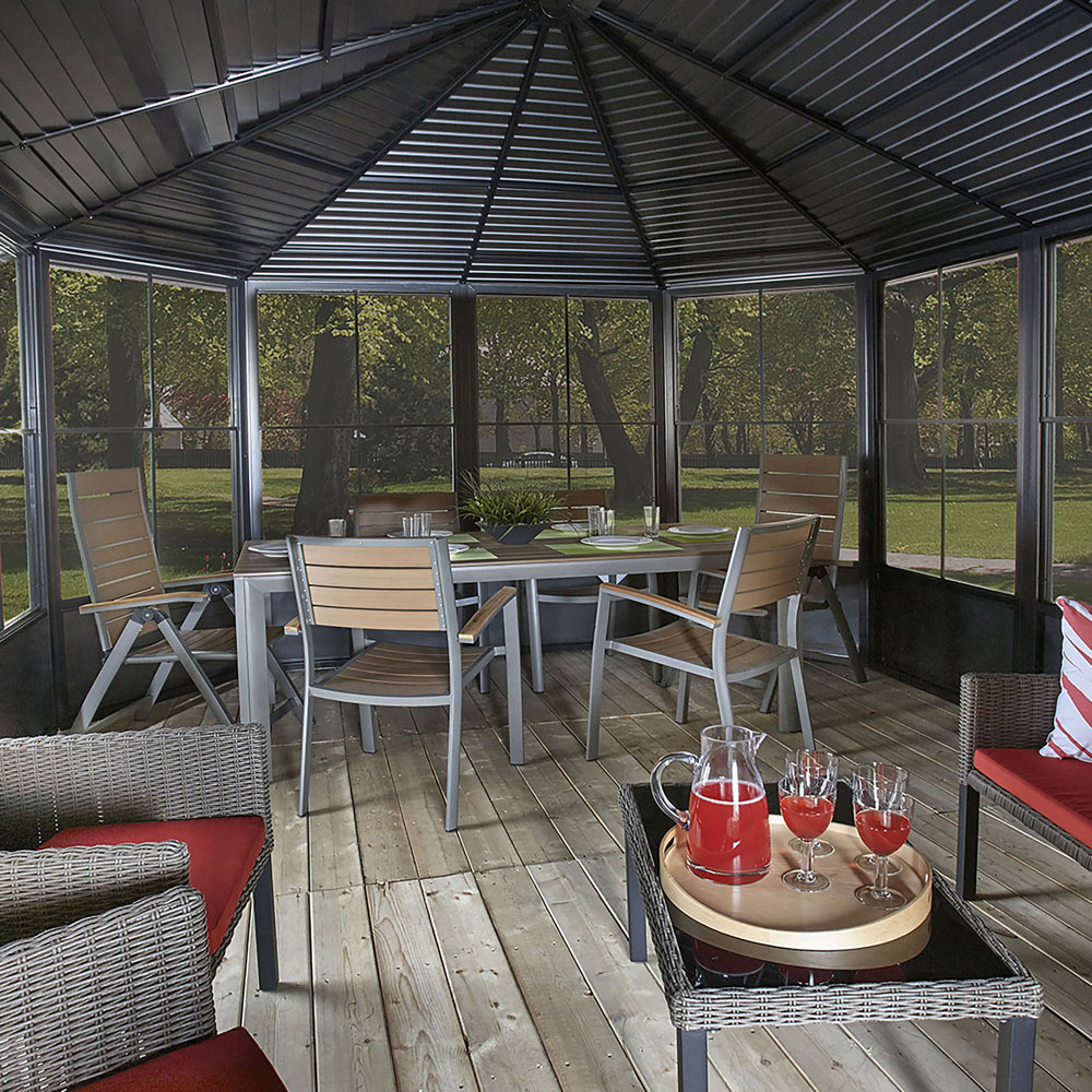 Sojag Charleston 3.7 x 3.7m Grey Solarium Image 3