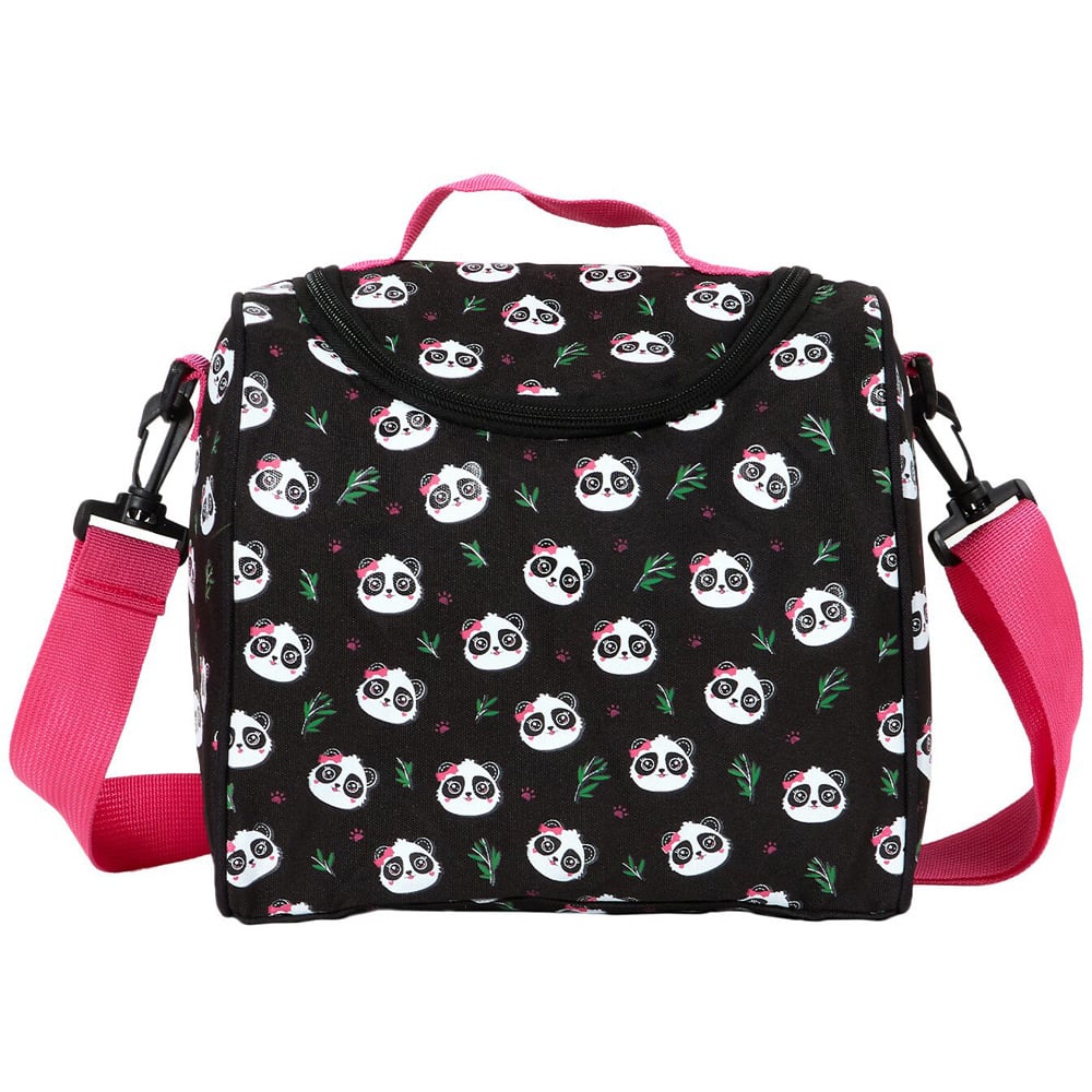 Panda Lunch Bag - Black Image 1