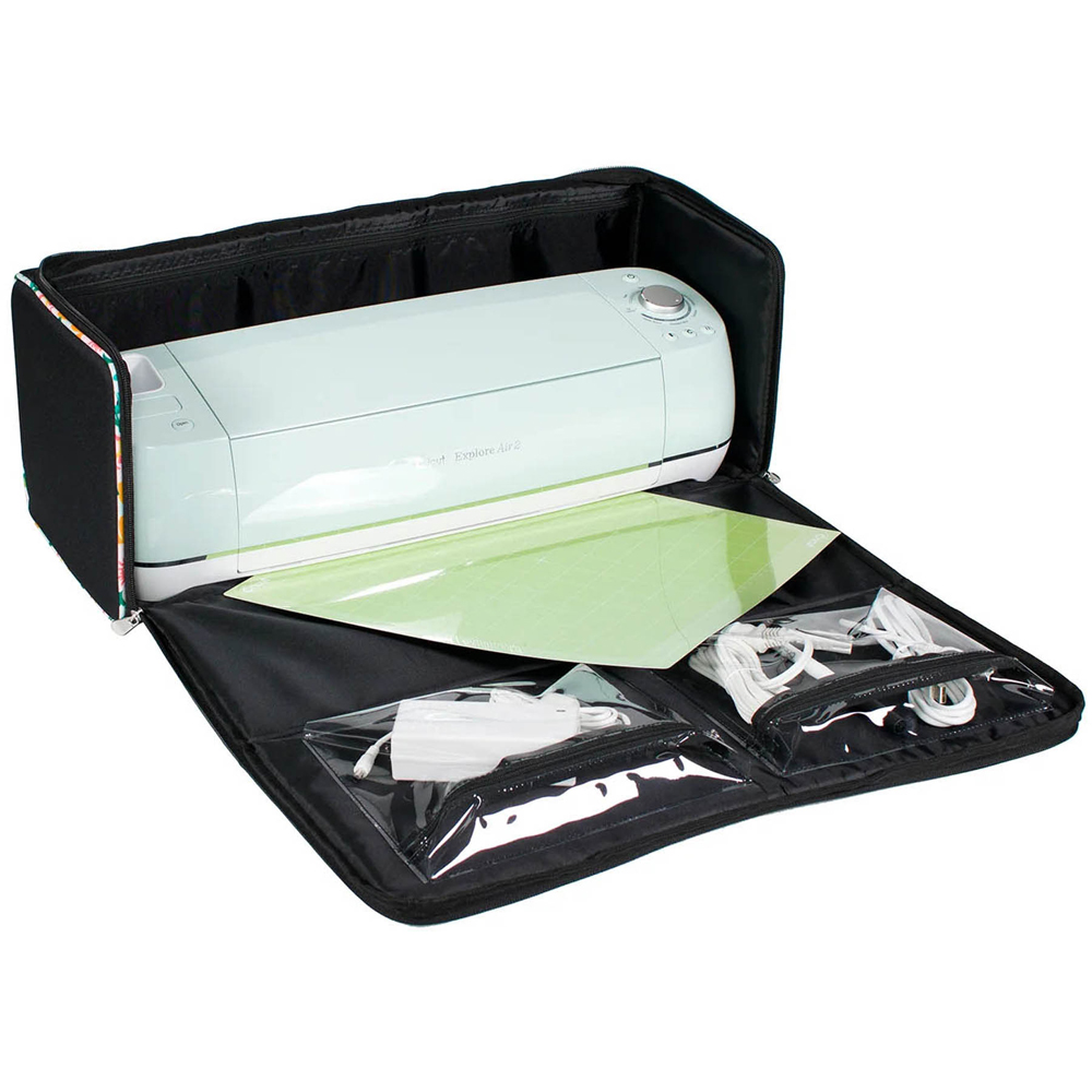 Everything Mary EVM12400-1 Black Floral Diecut Machine Carry Case 56 x 20 x 23cm Image 3