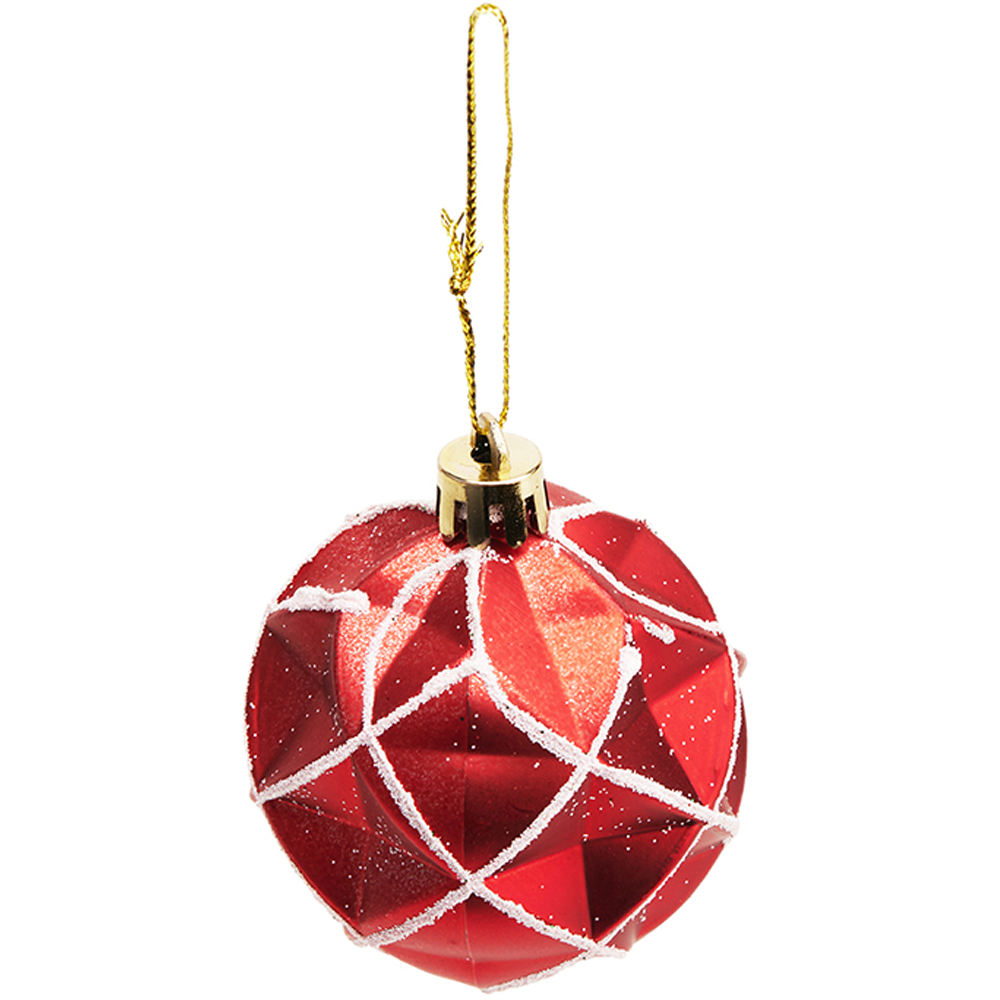 Living and Home Christmas Hanging Bauble 16 Pack Image 7