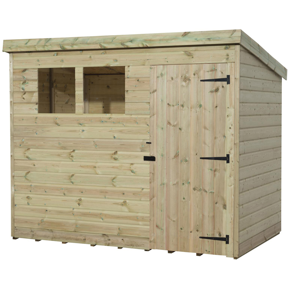 Empire Sheds 1500 8 x 8ft Tongue and Groove Pent Garden Shed Image 1