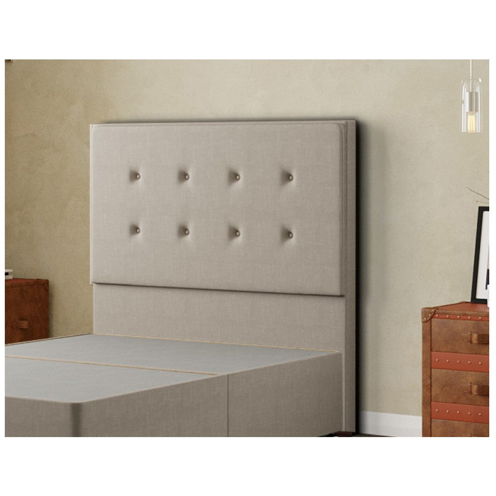 Eleganza Darlington Double Cream Malham Weave Floor Standing Headboard Image 3