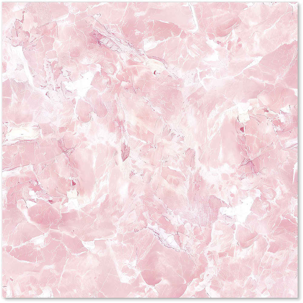 Warren Reed Designer Polished Pink Quartz Effect Glass Kitchen Splashback 60 x 60cm Image 2