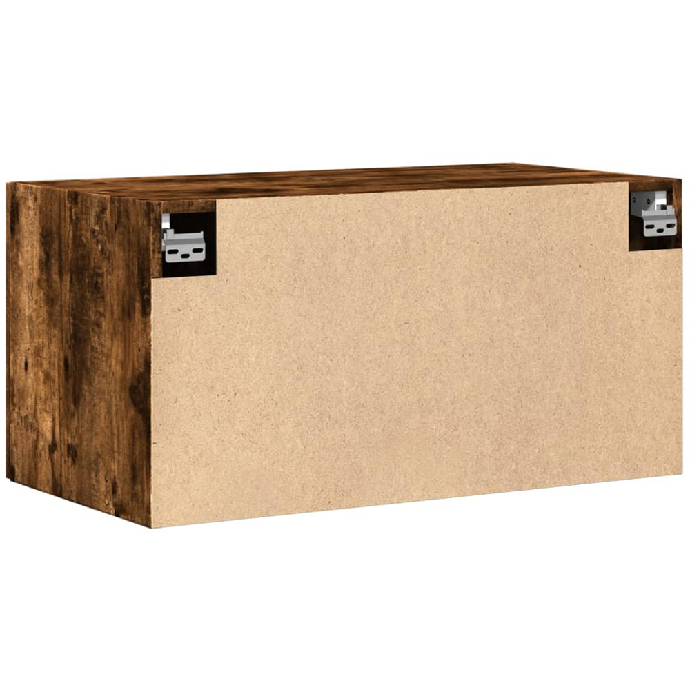 vidaXL 2 Door Smoked Oak Wall Cabinet Image 6