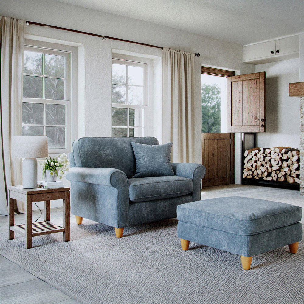 Sinatra Glory Steel Snuggle Chair Image 3