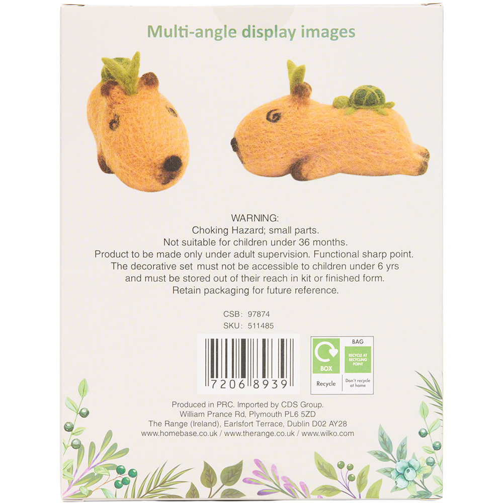 Capybara Needle Felting Set Image 6