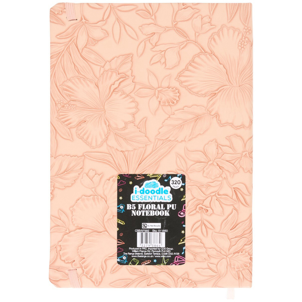 Floral PU Notebook B5 Image 3