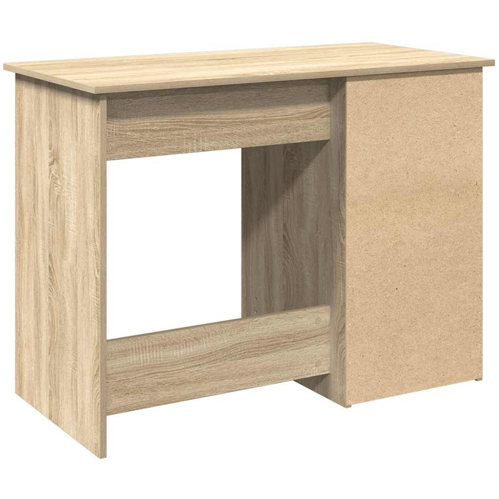 vidaXL 3 Drawer Single Shelf Computer Desk Sonoma Oak Image 6