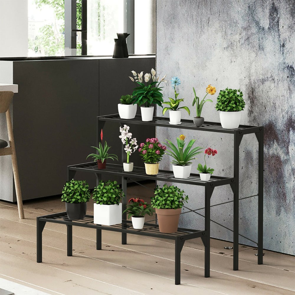 Costway 3 Tier Steel Plant Stand Image 4