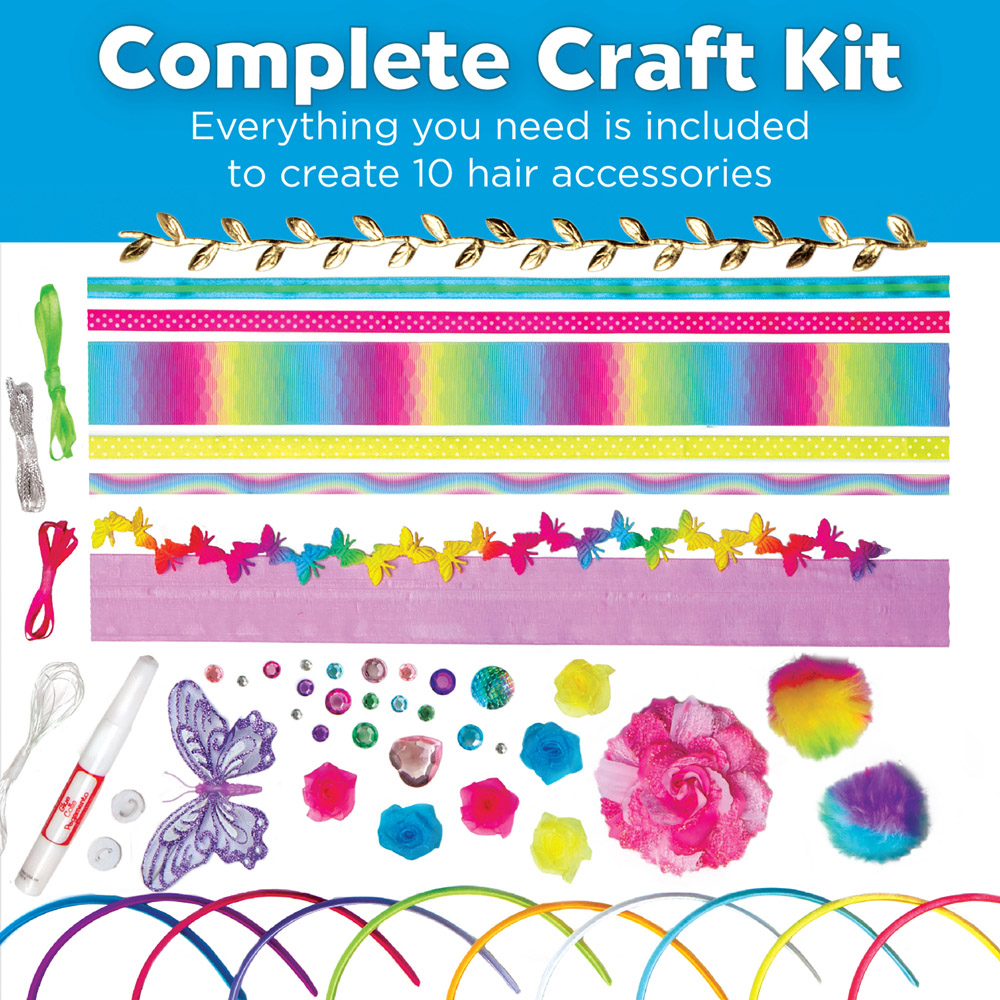 Creativity For Kids Multicolour Fashion Headbands Craft Kit Image 9