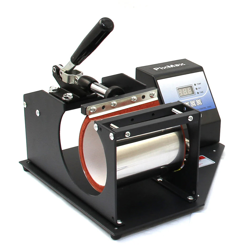 PixMax Mug Heat Press with Different Elements and Printer Image 2