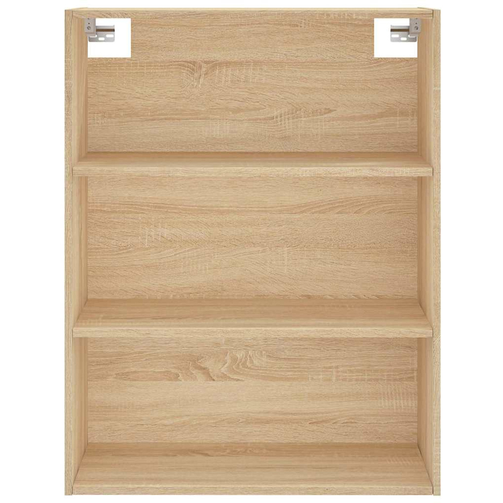 vidaXL Single Door 3 Drawer 3 Open Shelf Sonoma Oak Highboard with Metal Legs Image 6