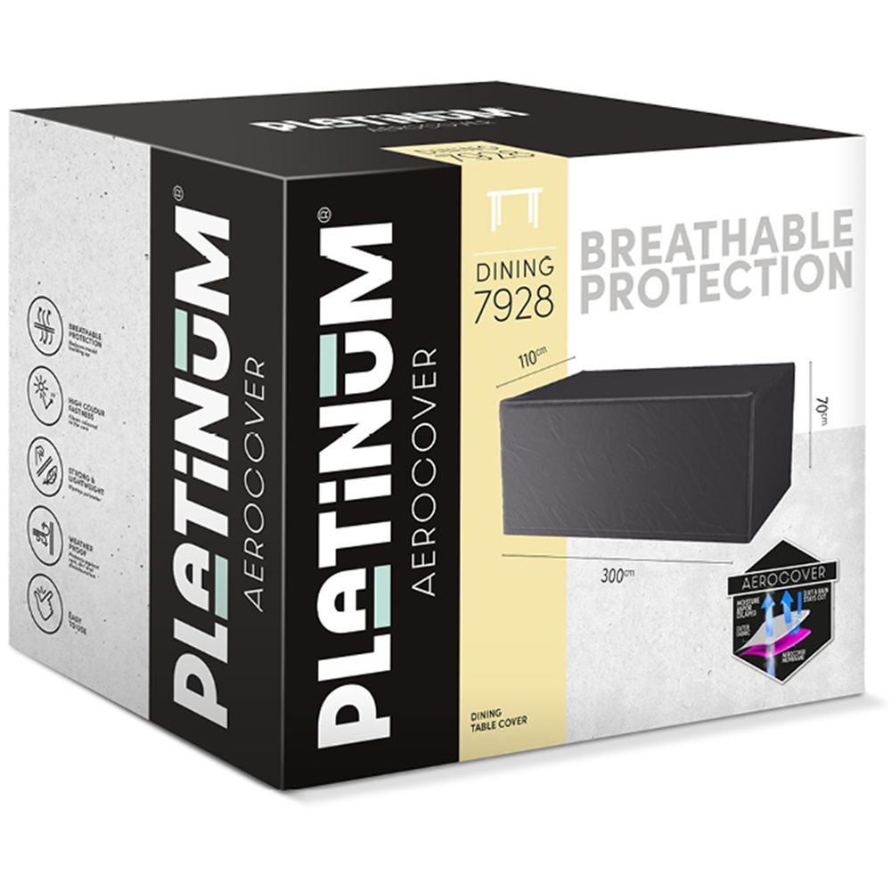 Platinum AeroCover Waterproof Garden Table Cover 70 x 300 x 110cm Image 2