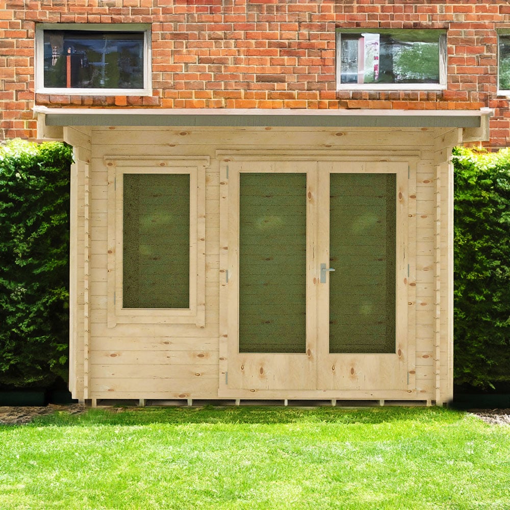 Shire Marlborough 8 x 10ft Double Door Log Cabin Image 2