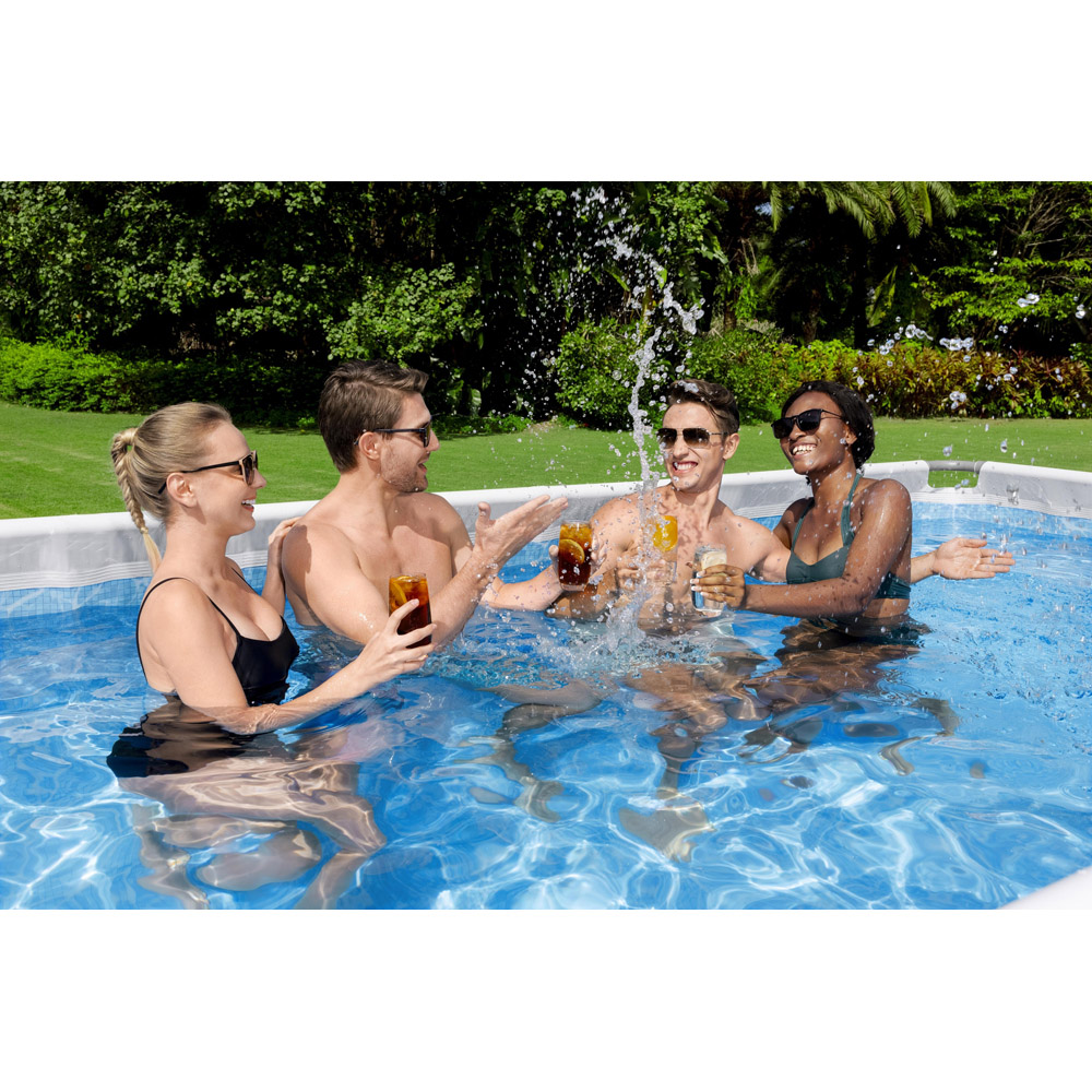 Bestway Steel Pro Max Rectangular Pool Set 13.6 x 6.7ft x 48 inch Image 6