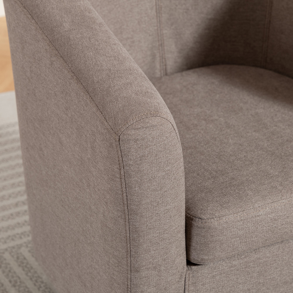 Artemis Home Beulah Brown Fabric Accent Chair Image 2