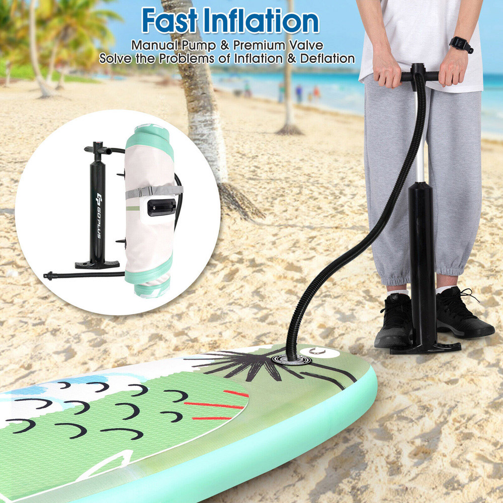 Costway Inflatable Stand Up Paddle Board with Pump 11ft Image 8