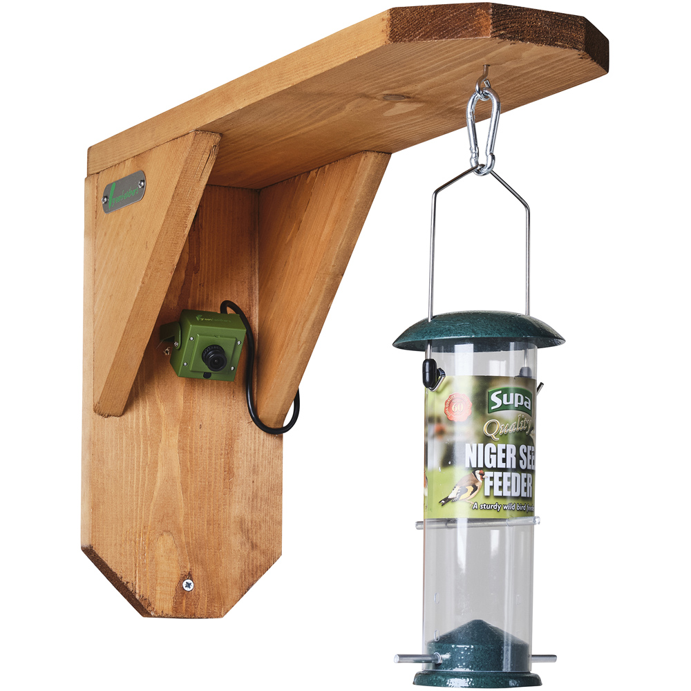 Green Feathers WiFi Bird Feeder Camera Ultimate Bundle Image 4