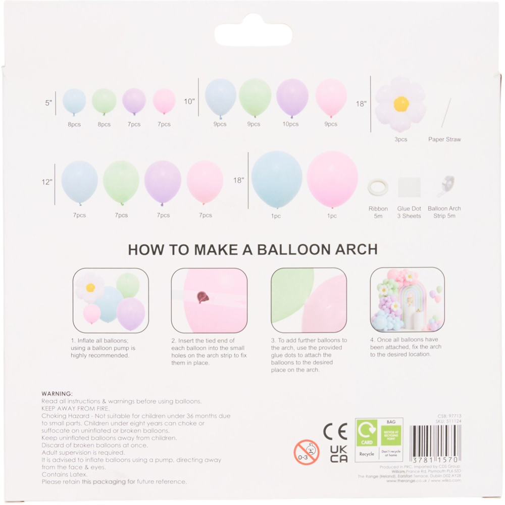 Flower Balloon Arch Kit Image 3