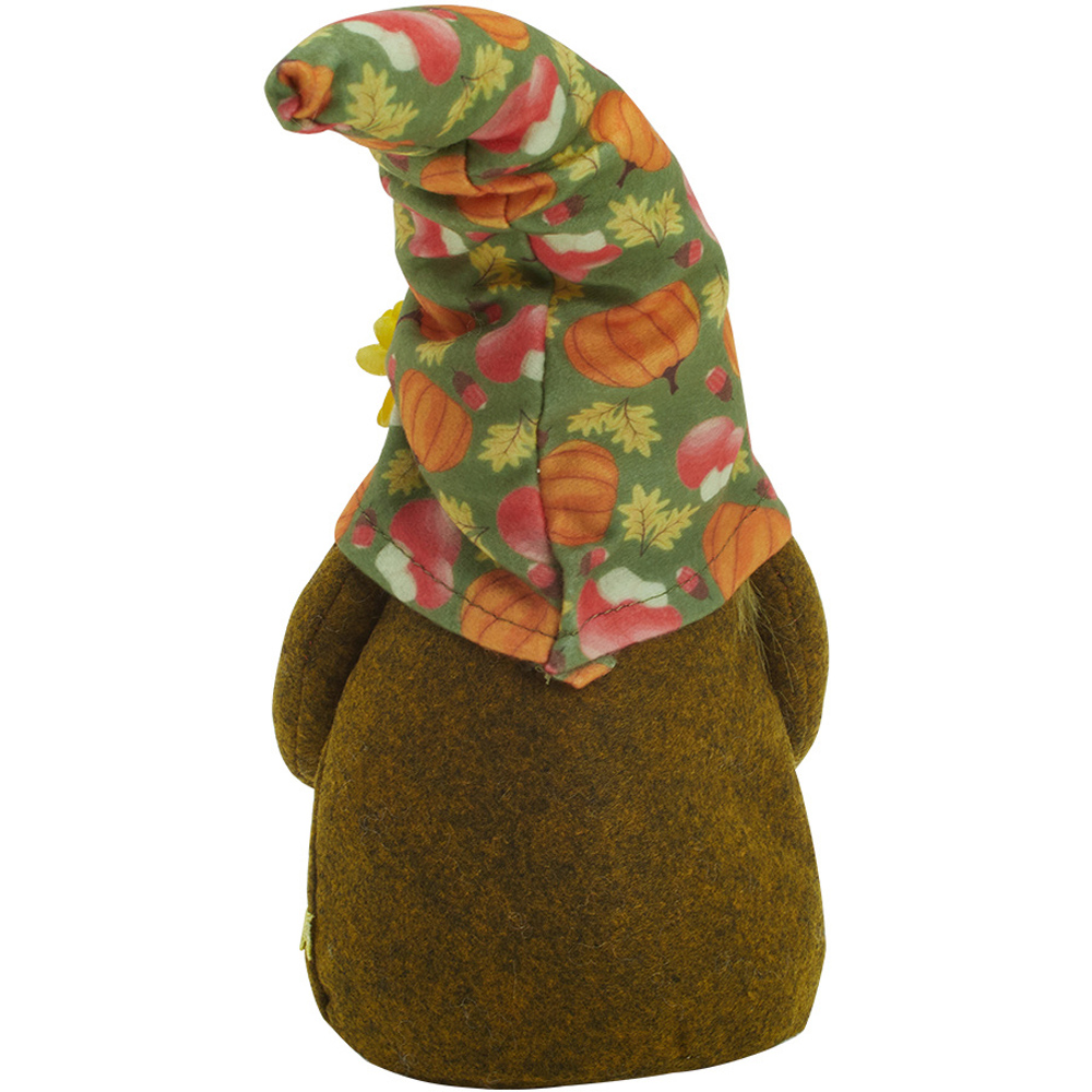 Living and Home Multicolour Handmade Autumn Harvest Gnome Ornament 34cm Image 4