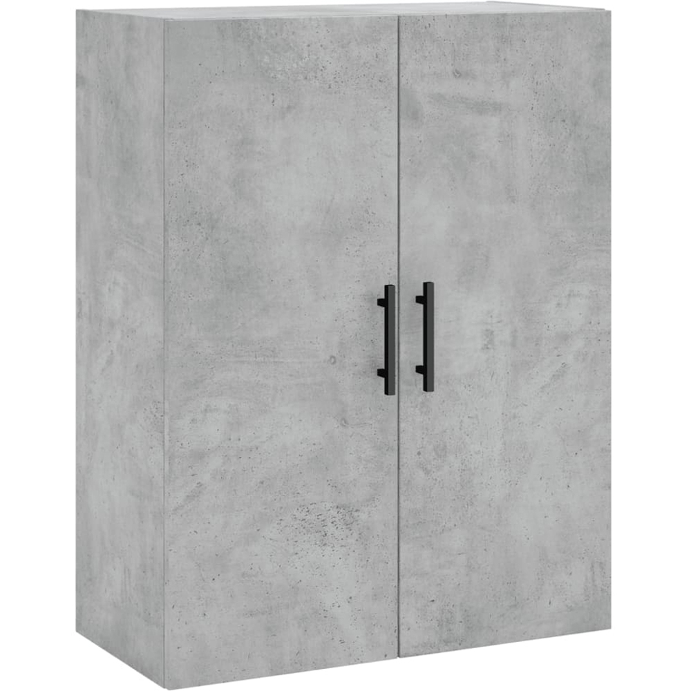 vidaXL 2 Door Concrete Grey Wall Mounted Cabinet Image 2