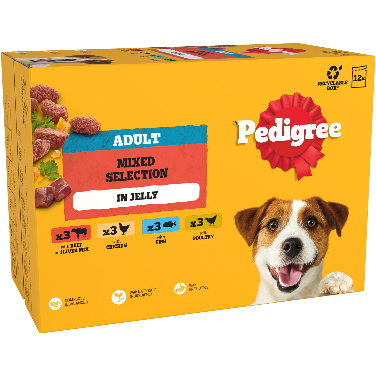 Pedigree Mixed Selection in Jelly Dog Food Brown / 12 Image 1