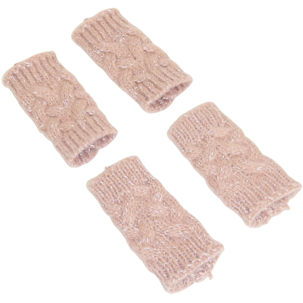 Pack of 4 Clever Paws Knitted Pet Leg Warmers Image 5