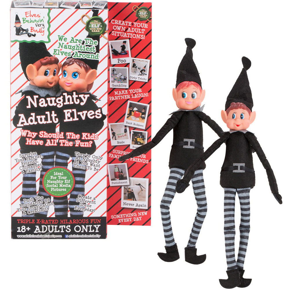 Adult Black Naughty Elves Image 2
