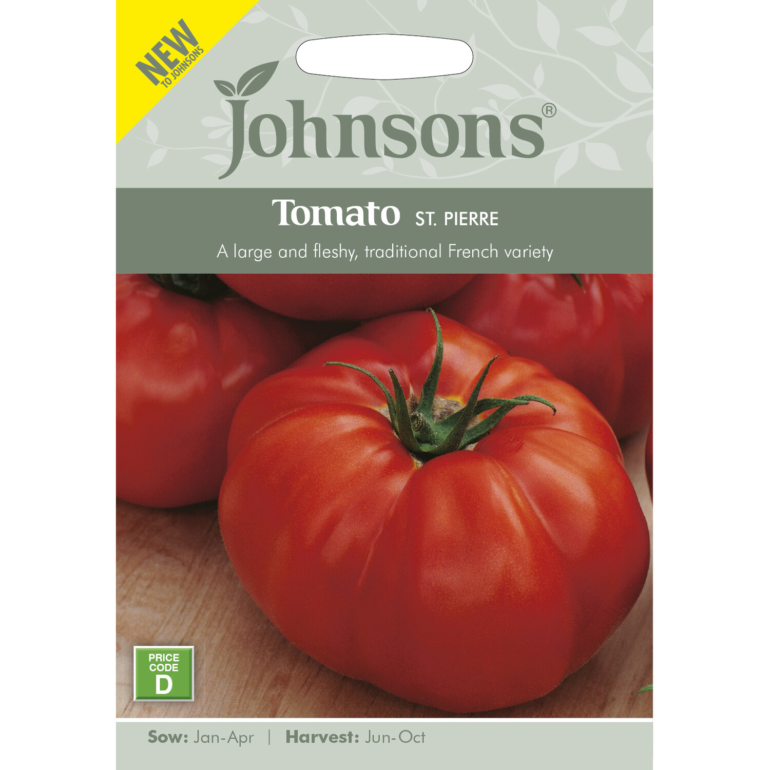 Johnsons St. Pierre Tomato Vegetable Seeds Image 2