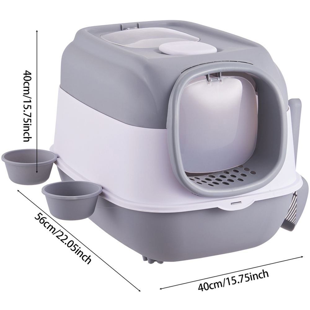 H&O Direct Enclosed Cat Litter Box Image 7