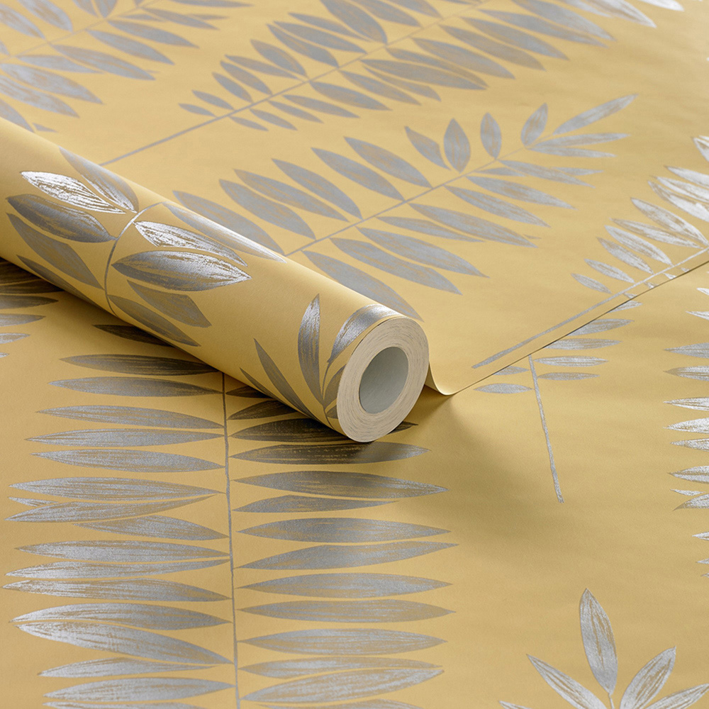 Boutique Nwg Lucia Yellow Wallpaper Image 2