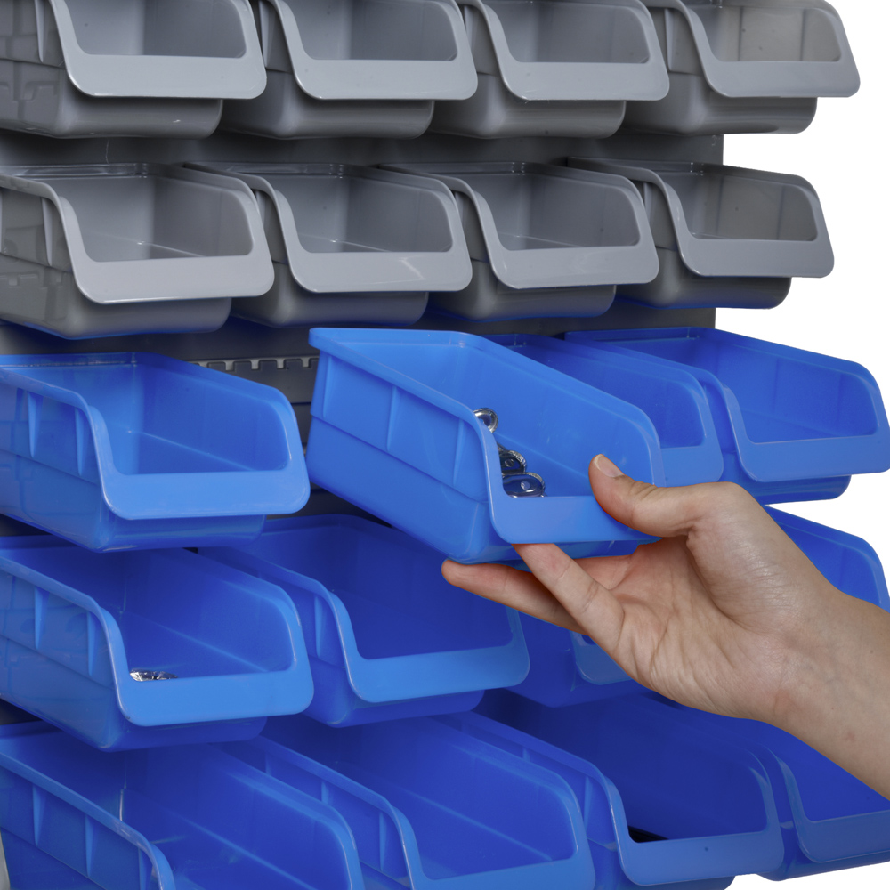 Durhand 44 Piece Blue On Wall Tool Organiser Image 3