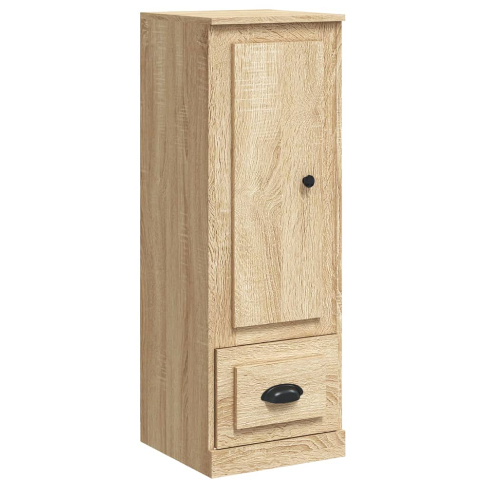 vidaXL Single Door Single Drawer Sonoma Oak Highboard Image 2