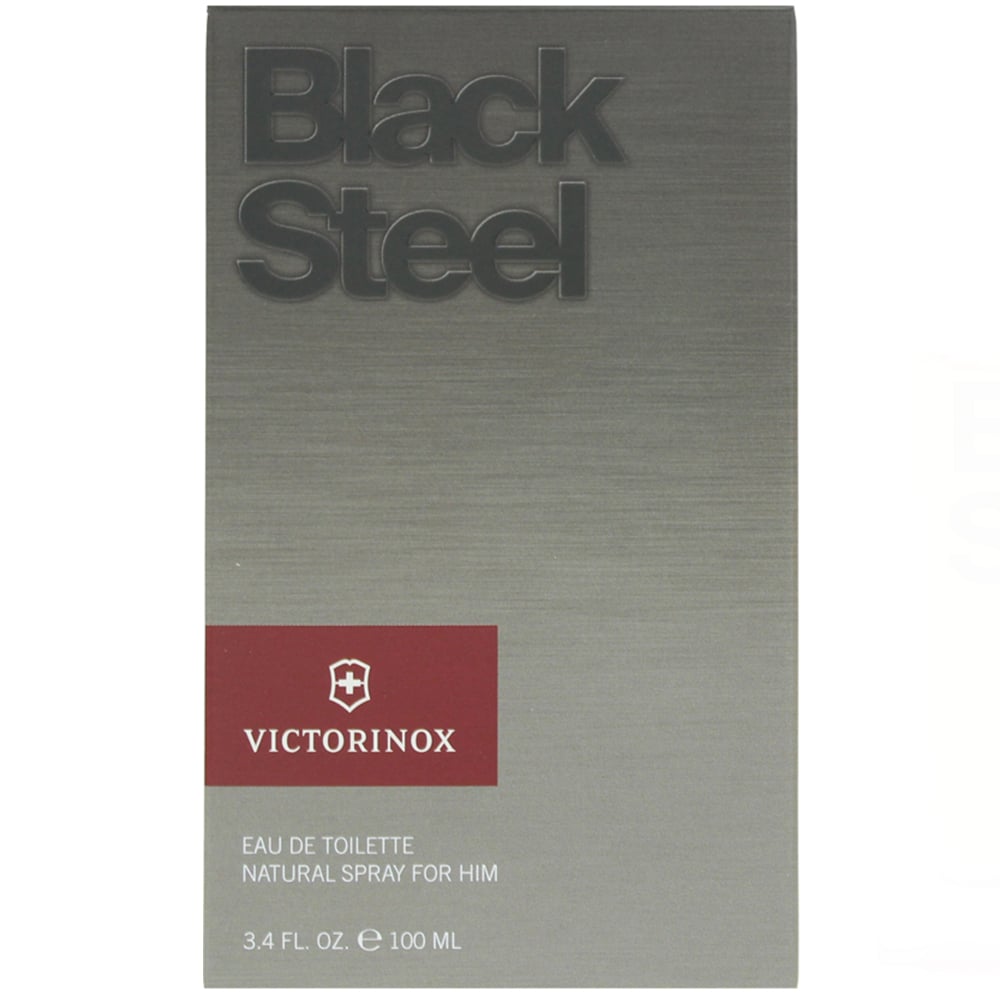 Swiss Army Victorinox Black Steel Eau de Toilette 100ml Spray Image 3