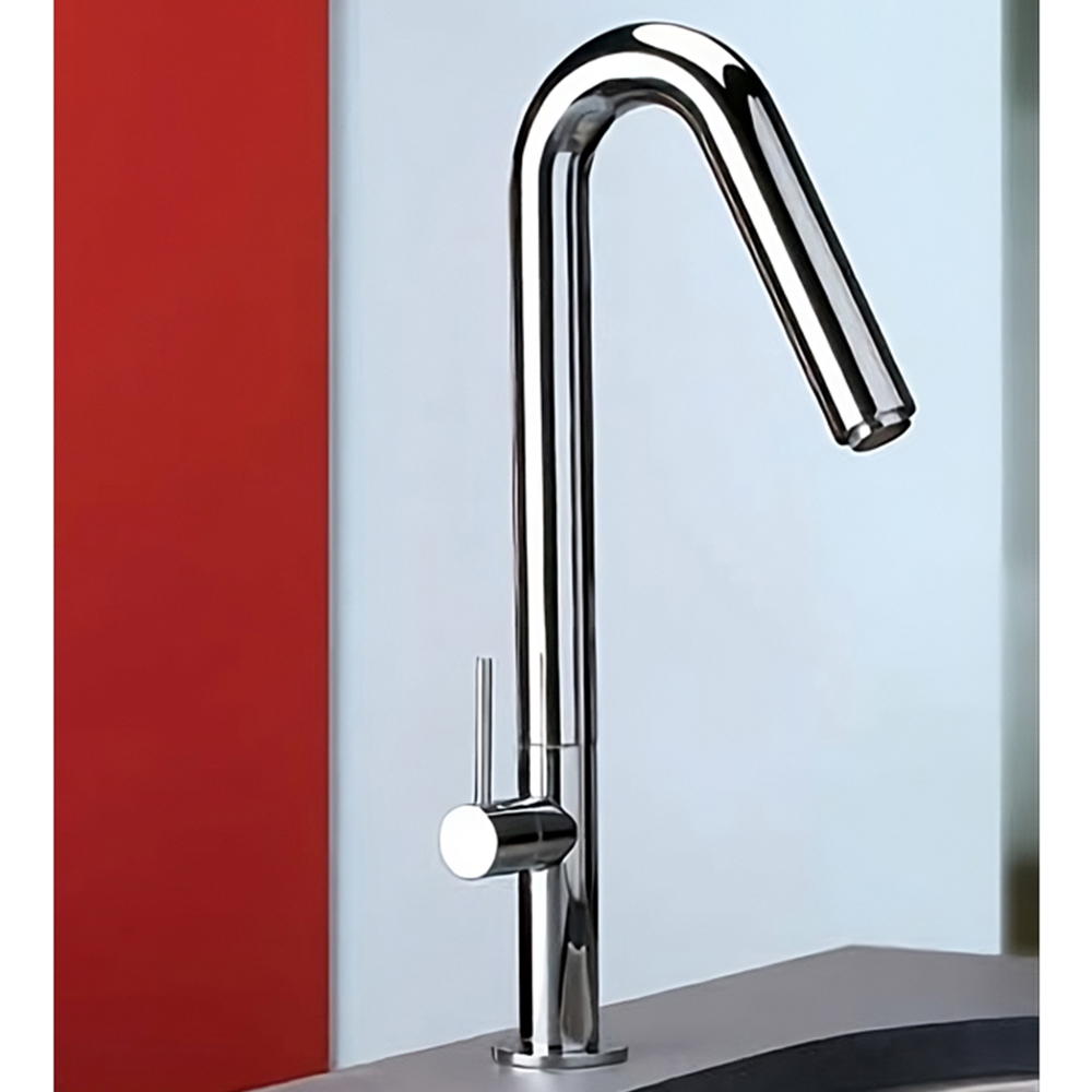 Piralla Vox Chrome Single Side Lever Angle with Swivel Spout Image 2